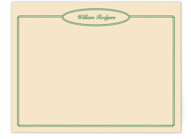 The Oval Personalized Stationery