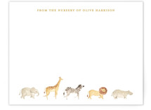 Menagerie Personalized Stationery