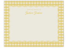 Scalloped Gingham