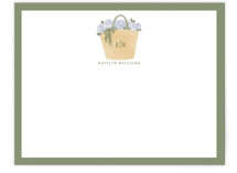 Hydrangea Tote Personalized Stationery