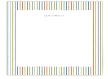 Cheerful Stripes Personalized Stationery