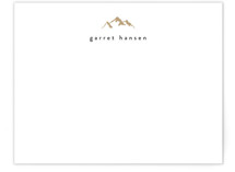 Minimal Mountain Personalized Stationery