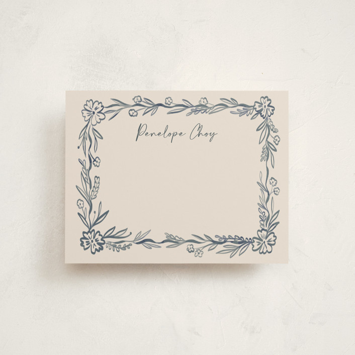 Doodled Personalized Stationery by Petra Kern Minted