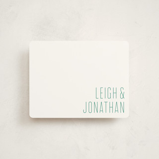 Modern Couple Personalized Stationery