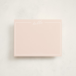 Hello Personalized Stationery