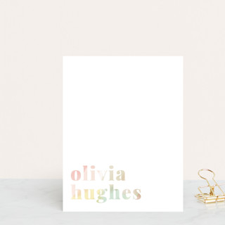 hue Personalized Stationery