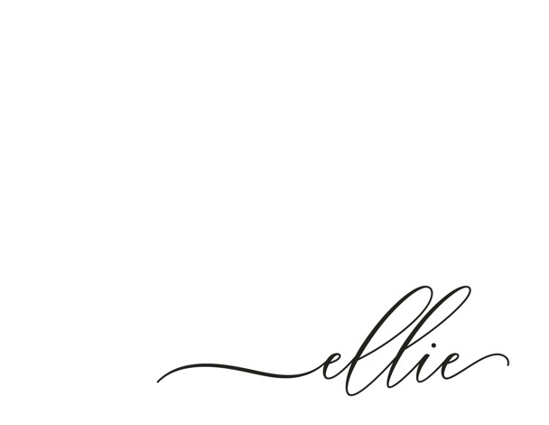 Pretty Script Personalized Stationery by Lori Wemple | Minted