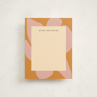 Abstract Border Personalized Stationery