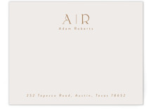 Minimal Flair Personalized Stationery