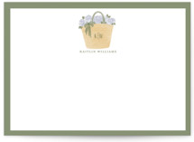 Hydrangea Tote 5x7 Personalized Stationery