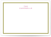 Two line 5x7 Personalized Stationery