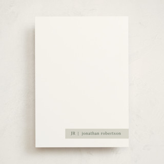 Minimalist Tag 5x7 Personalized Stationery