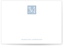 Intricate Initial 5x7 Personalized Stationery