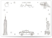 iconic nyc 5x7 Personalized Stationery