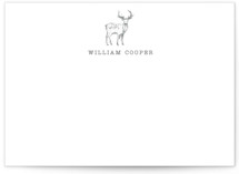 Deer 5x7 Personalized Stationery