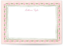 Botanical border 5x7 Personalized Stationery