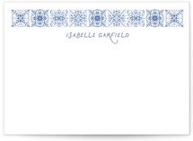 Santorini Tiles 5x7 Personalized Stationery