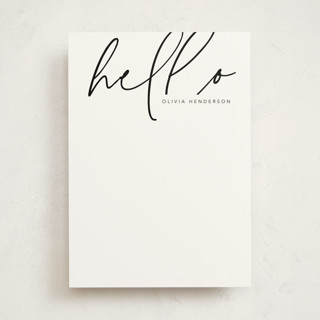 Hello Stranger 5x7 Personalized Stationery