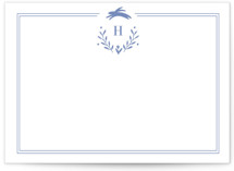 Classic Baby Monogram 5x7 Personalized Stationery