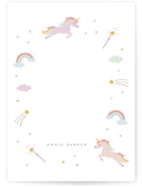 magical day 5x7 Personalized Stationery