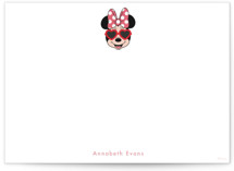 Shine Bright Minnie 5x7 Personalized Stationery