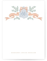 Ribbon Monogram 5x7 Personalized Stationery