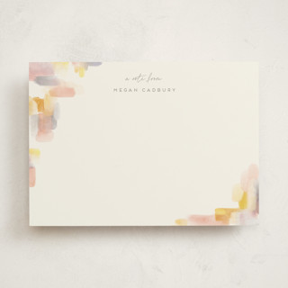 softly brushed 5x7 Personalized Stationery