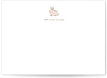 Hop On By 5x7 Personalized Stationery