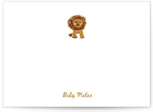 Baby Safari 5x7 Personalized Stationery