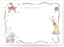 Circus 5x7 Personalized Stationery