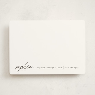 minimalist note 5x7 Personalized Stationery