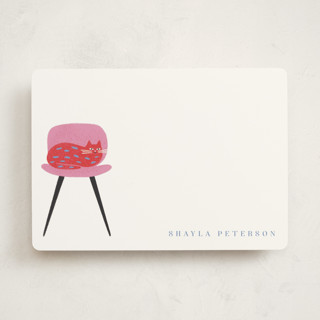 House Cat 5x7 Personalized Stationery