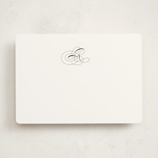 simple monogram 5x7 Personalized Stationery