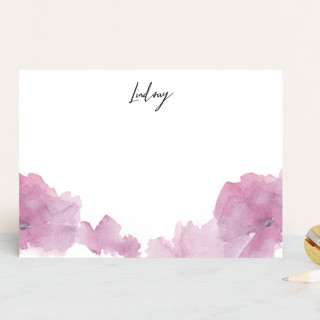 Soft Florals 5x7 Personalized Stationery
