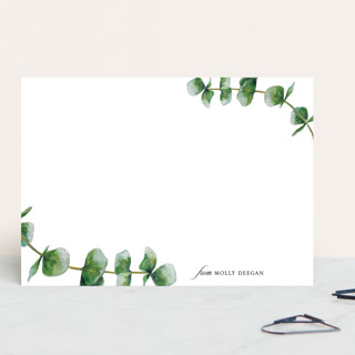 Eucalyptus 5x7 Personalized Stationery