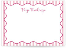 Stripes & Squiggles 5x7 Personalized Stationery