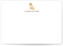 Cockapoo 5x7 Personalized Stationery