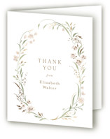 Meadow Foil-Pressed Bridal Shower Thank You Cards 