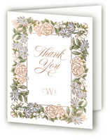 Foil-Pressed Bridal Shower Thank You Cards