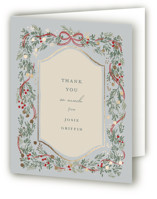 Foil-Pressed Bridal Shower Thank You Cards