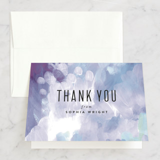 Gallery Abstract Art Bridal Shower Thank You Cards