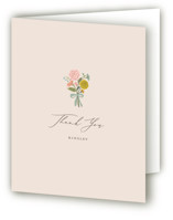 floral bouquet Bridal Shower Thank You Cards