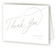 minimal Bridal Shower Thank You Cards