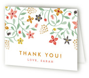 Botanical Affair Bridal Shower Thank You Cards