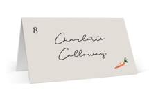 Handmade Place Cards - Vegetarian