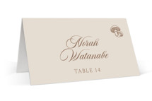 preppy stripes Place Cards - Vegetarian