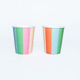 Striped Paper Cups (x 12) - Striped Collection