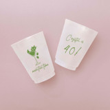 Meowtini Time Birthday Plastic Cup, set of 50 Party Cups