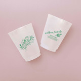 Custom Most Wonderful Time Frosted Plastic Cup, set of 50 Party Cups