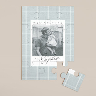 Farmhouse Plaid 12-Piece Custom Puzzle